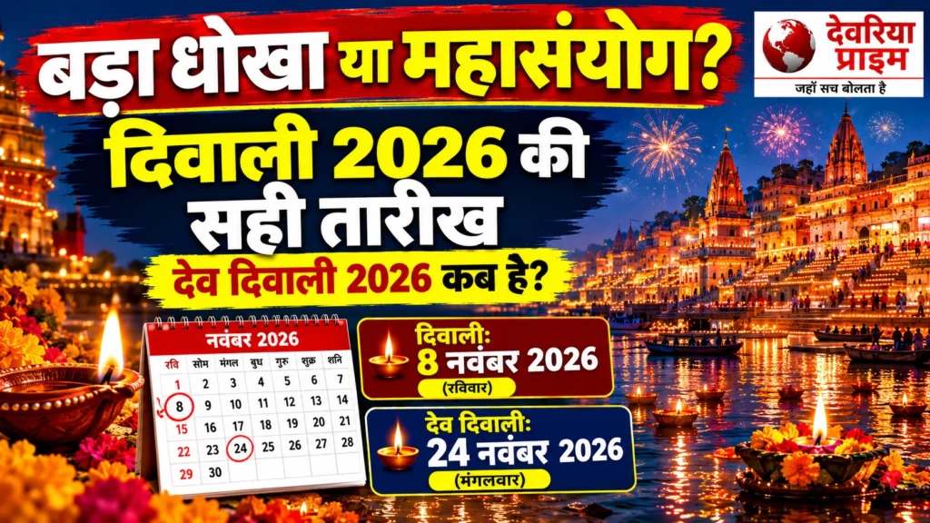 Diwali 2026 in India shubh muhurat and dev diwali calendar dates